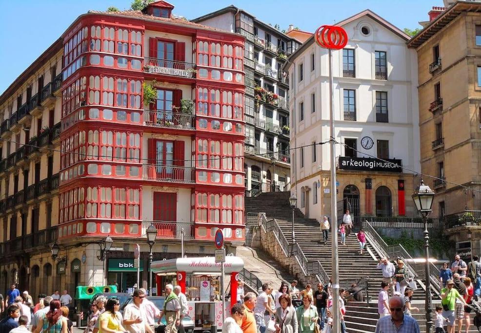 Cultura Y Gastronomia En El Casco Viejo Apartment Bilbao Exterior foto